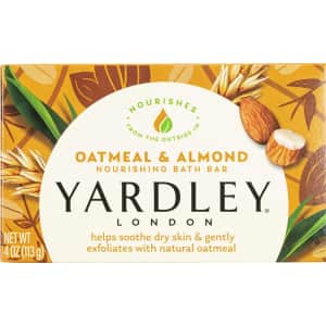 Yardley of London Oatmeal and Almond Bar Soap for 84 cents