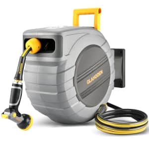5/8" x 100-Foot Retractable Garden Hose and Reel for $105