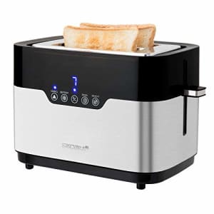 Secura Toaster 2 Slice Bagel Bread Stainless Steel Extra Wide Slots with Defrost Reheat Auto Shut for $78