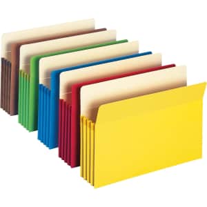 Office Supplies Outlet Overstock at Amazon. We've pictured the Smead 3-1/2" File Pocket 5-Pack for $19, it's a low by $6.