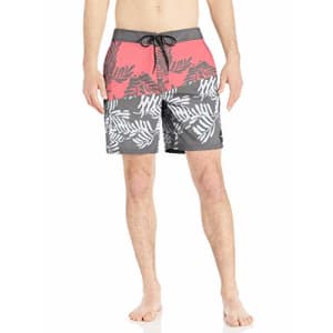 RVCA Men Palm Split 18" Trunk Black 38 for $15