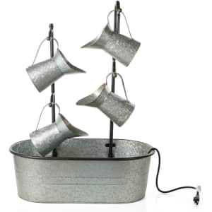 Glitzhome Metal Pitchers Water Fountain for $100