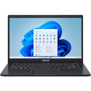 ASUS E410MA 14" Laptop Computer Intel Celeron N4020 1.1GHz Processor; 4GB DDR4 Onboard RAM; 64GB for $139