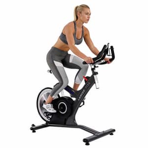 Sunny Health & Fitness Asuna 7130 Lancer Cycle Exercise Bike - Magnetic Belt Drive Commercial for $335