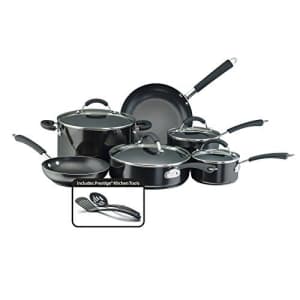 Farberware Millennium Nonstick Cookware Pots and Pans Set, 12 Piece, Black for $90