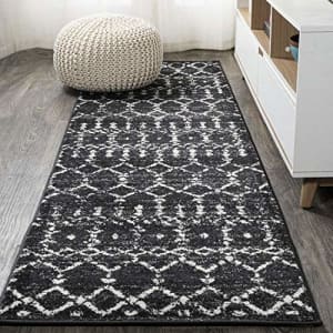 JONATHAN Y MOH101D-28 Moroccan Hype Boho Vintage Diamond Indoor Area-Rug Bohemian Easy-Cleaning for $47