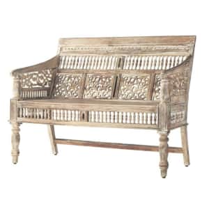 Home Decorators Collection Maharaja Solid Sheesham Wood Bench for $437 Home Decorators Collection Maharaja Solid Sheesham Wood Bench for $437