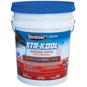 STA-Kool Traditional Acrylic Elastomeric Roof Coating 5-Gallon Tub for $85