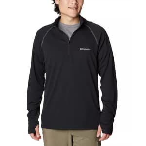 Columbia Men's Narrows Moisture-Wicking UPF 40 1/4-Zip Shirt for $20