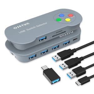 OseTub 5-in-2 USB 3.0 Switch for $10