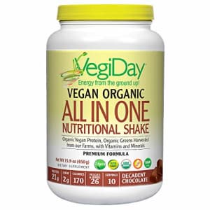 Natural Factors, VegiDay Vegan Organic All in One Shake & Go Raw Vegan Pea Protein with Organic for $29 Natural Factors, VegiDay Vegan Organic All in One Shake & Go Raw Vegan Pea Protein with Organic for $29
