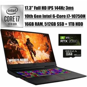 MSI GE75 Raider 2020 Premium Gaming Laptop I 17.3" FHD IPS 144Hz I 10th Gen Intel Hexa-Core for $2,279 MSI GE75 Raider 2020 Premium Gaming Laptop I 17.3" FHD IPS 144Hz I 10th Gen Intel Hexa-Core for $2,279