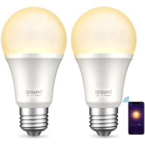 Gosund Smart Light Dimmable WiFi LED Light Bulb 2-Pack for $13 Gosund Smart Light Dimmable WiFi LED Light Bulb 2-Pack for $13