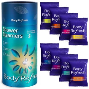 BodyRefresh Shower Steamers 8-Pack for $4