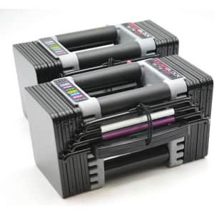 PowerBlock Elite EXP Adjustable Dumbbells: $299.98
