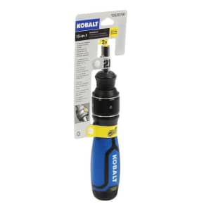 Kobalt 13-Piece Magnetic Ratcheting Multi-Bit Screwdriver Set for $13