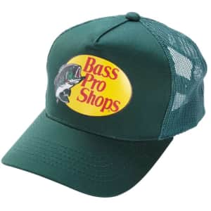 Bass Pro Shops Mesh Trucker Cap for $6