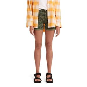 Levi's Women's Mid Length Shorts, (New) Andie Camo-Multi-Color, 24 for $71