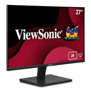 ViewSonic VA2715-2K-MHD 27 Inch 1440p LED Monitor with Adaptive Sync, Ultra-Thin Bezels, HDMI and for $155