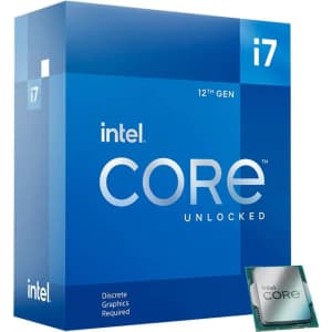 12th-Gen. Intel Core i7-12700KF 12-Core Desktop Processor for $330