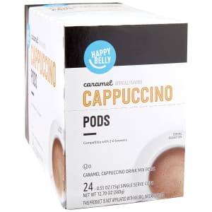 Happy Belly Caramel Cappuccino Coffee Pod 24-Pack for $7