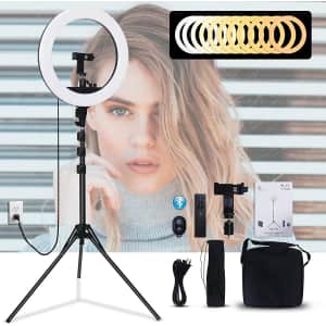 Gloue 18" LED Ringlight Kit for $54 Gloue 18" LED Ringlight Kit for $54