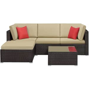 Yaheetech 5-Piece Patio Furniture Set for $240