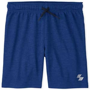 The Children's Place Boys' Drawstring Shorts, Quench Blue, L (10/12) for $15
