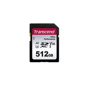 Transcend 512GB SD Card UHS-I U3 A2 Ultra Performance for $40
