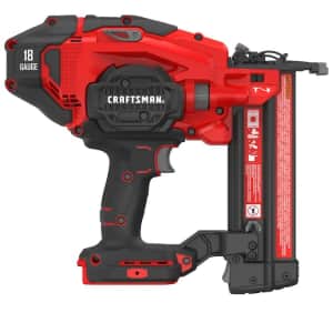 Craftsman V20 20V 18-Gauge Cordless Brad Nailer for $99 Craftsman V20 20V 18-Gauge Cordless Brad Nailer for $99