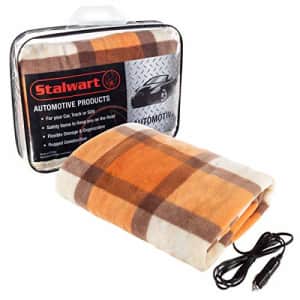 Stalwart 12V Fleece Car Electric Blanket for $27