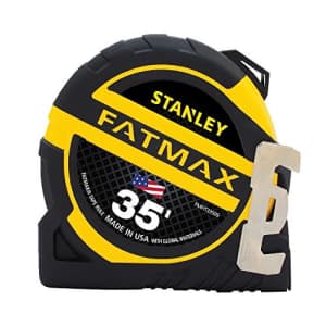 Stanley FMHT33509S FATMAX Premium Tape Measure, 35' x 1-1/4" for $37 Stanley FMHT33509S FATMAX Premium Tape Measure, 35' x 1-1/4" for $37