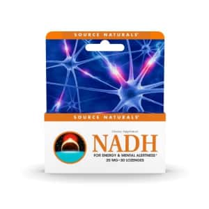 Source Naturals NADH 20mg, Boost Energy and Mental Alertness - 30 Lozenges for $44