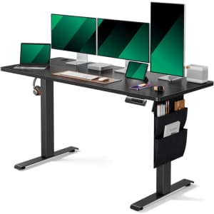 Marsail 55" x 24" Adjustable Height Standing Desk for $129