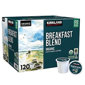Kirkland Signature Breakfast Blend Coffee 120 K-Cups for $45