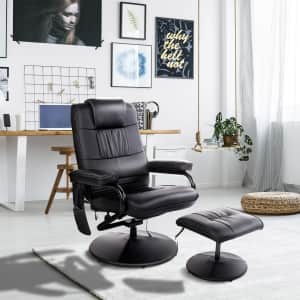 HomCom Swivel Recliner Lounge Chair for $149