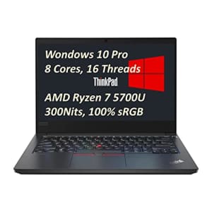 Lenovo ThinkPad E14 Gen 3 AMD Business Laptop, 14" FHD IPS 300Nits, AMD Ryzen 7 5700U, USB-C, HDMI, for $650