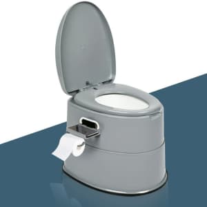 ASJ Portable Camping Toilet for $43