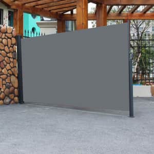 118" x 63" Aluminum Outdoor Awning for $70
