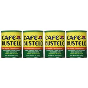 Cafe Bustelo Coffee Decaffeinated, 10-ounce Cans (Pack of 4) for $6
