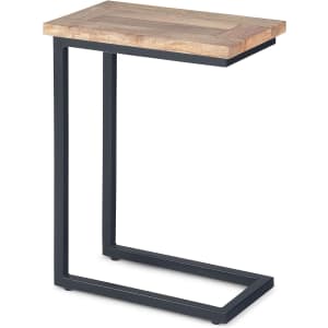 Simpli Home Rectangle C Side Table for $46