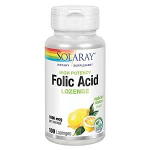 Solaray High Potency Folic Acid Lozenge 1000 mcg | Healthy Prenatal Support & More | Natural Lemon for $21 Solaray High Potency Folic Acid Lozenge 1000 mcg | Healthy Prenatal Support & More | Natural Lemon for $21