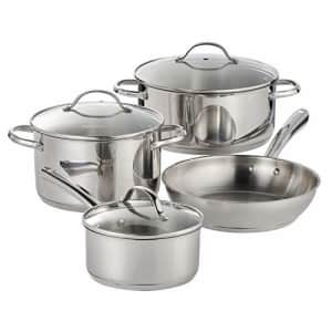 Tramontina 7 Pc Stainless Steel Cookware Set for $73