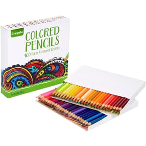 Crayola Colored Pencils 100-Pack for $12