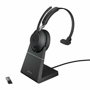 Jabra Evolve2 65 USB-A MS Mono with Charging Stand - Black Wireless Headset/Music Headphones for $159 Jabra Evolve2 65 USB-A MS Mono with Charging Stand - Black Wireless Headset/Music Headphones for $159