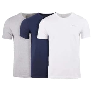 Eddie Bauer Men's Classic Cotton Crew T-Shirts 3-Pack for $15