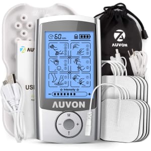 Auvon Rechargeable TENS Unit Muscle Stimulator for $19 Auvon Rechargeable TENS Unit Muscle Stimulator for $19