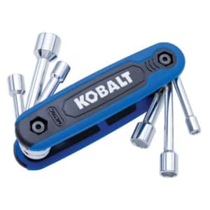 Kobalt 6-Piece Metric Folding Nut Driver Set for $6