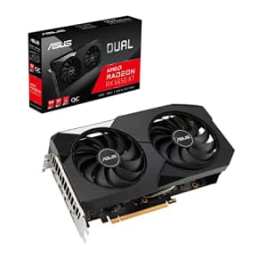ASUS Dual AMD Radeon RX 6650 XT OC Edition 8GB GDDR6 Gaming Graphics Card (AMD RDNA 2, PCIe 4.0, for $338