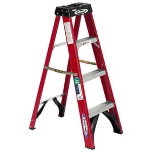 Werner 4-Foot Type 2 Fiberglass Step Ladder for $30